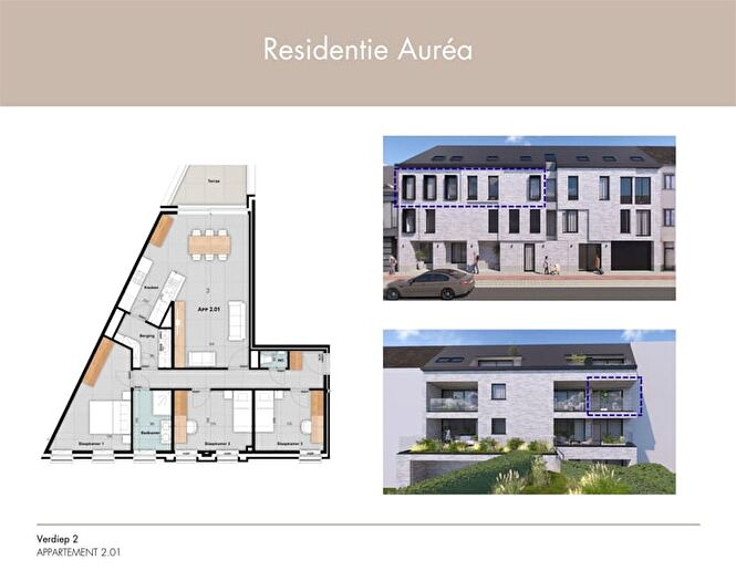 3-kamerappartement te koop in AALST