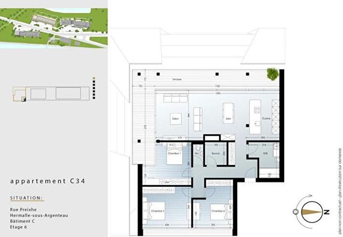 3-kamerappartement te koop in Oupeye