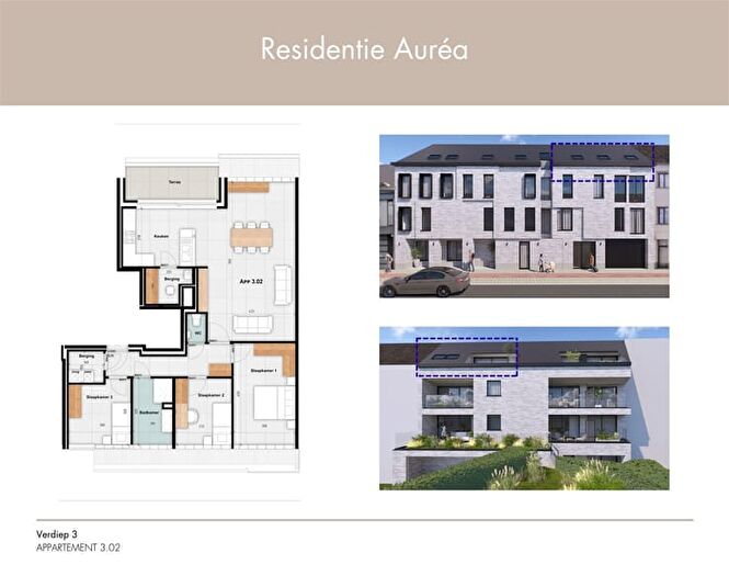 3-kamerappartement te koop in AALST