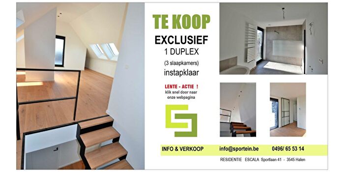 3-kamerappartement te koop in Halen