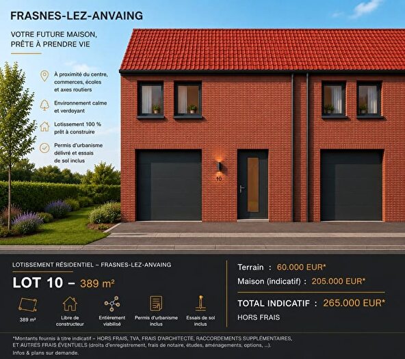4-kamerhuis te koop in FRASNES-LEZ-BUISSENAL