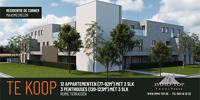 2-kamerappartement te koop in Mechelen-aan-de-Maas