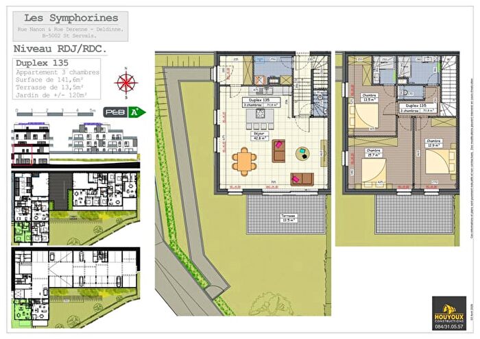 3-kamerhuis te koop in Namur