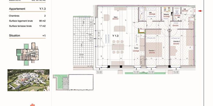 2-kamerappartement te koop in Wavre