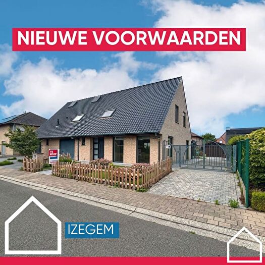 3-kamerhuis te koop in Izegem