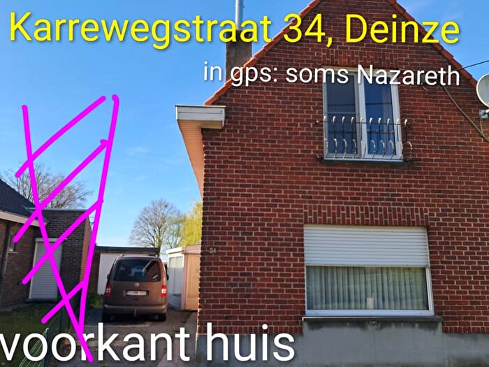 2-kamerhuis te koop in Deinze