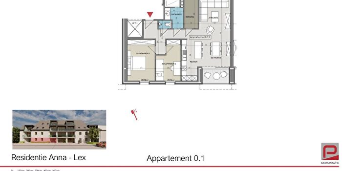 2-kamerappartement te koop in Passendale