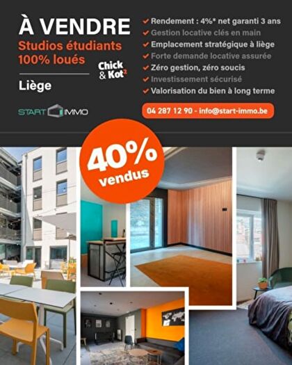 1-kamerappartement te koop in Liège