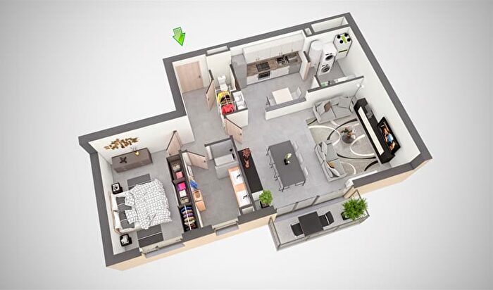 1-kamerappartement te huur in Aywaille