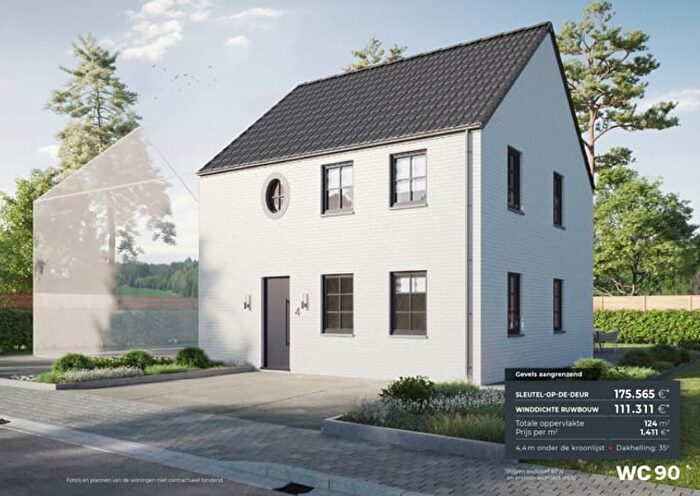 3-kamerhuis te koop in Meise
