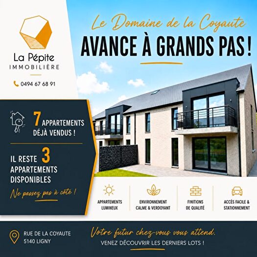 Appartement te koop in Sombreffe