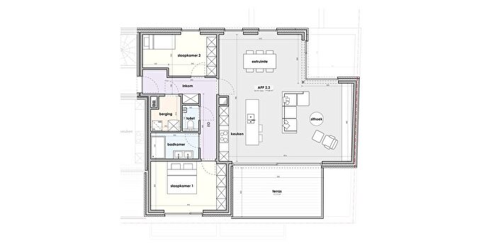 2-kamerappartement te koop in Ardooie