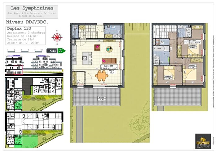 3-kamerhuis te koop in Namur