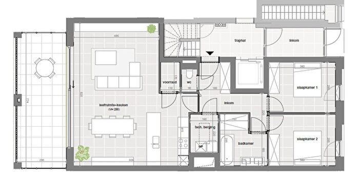 2-kamerappartement te koop in Kuurne