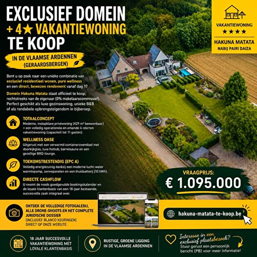 7-kamerhuis te koop in Geraardsbergen