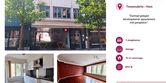 1-kamerappartement te huur in Tessenderlo