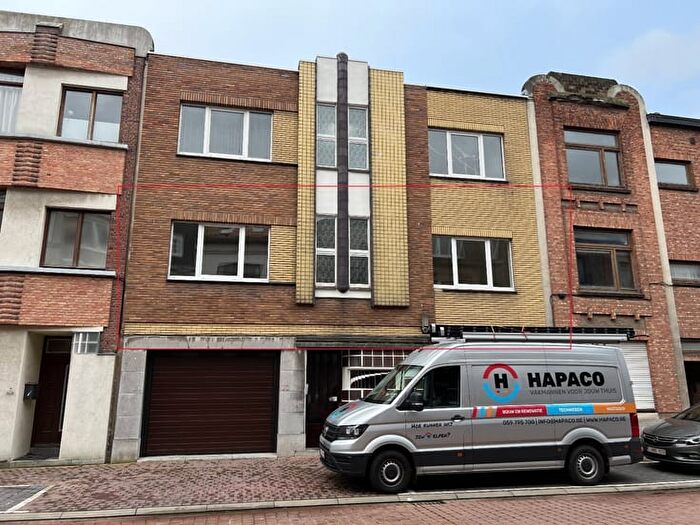 1-kamerappartement te huur in Oostende