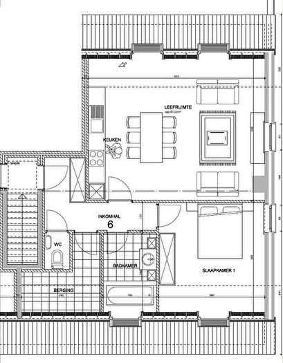 1-kamerappartement te huur in Aalst