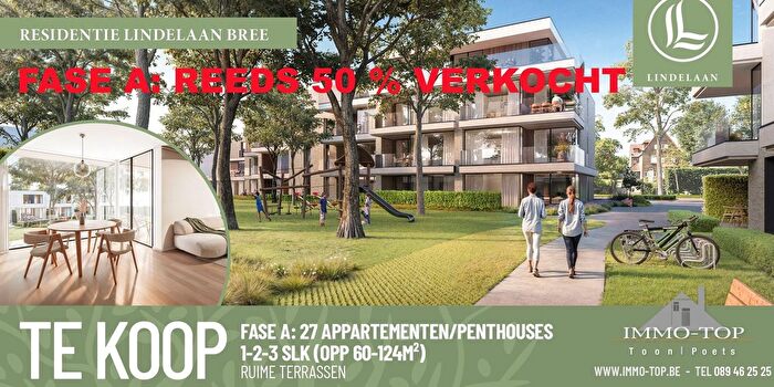 1-kamerappartement te koop in Bree
