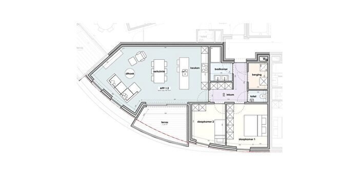 2-kamerappartement te koop in Ardooie
